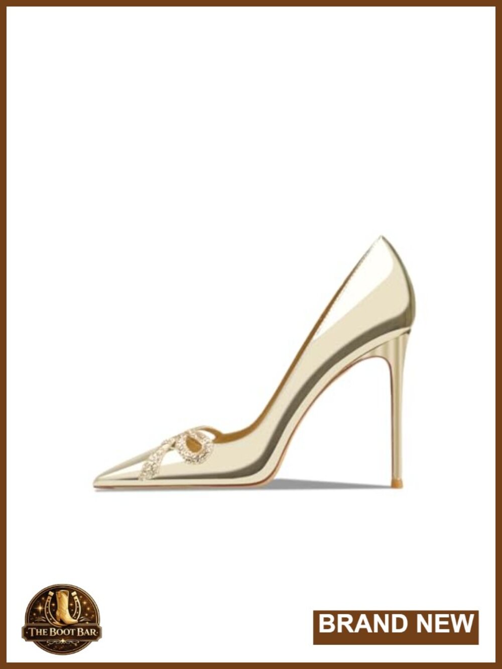 Pointed Toe Shallow Stiletto Heels 3.9 Inch Pumps Wedding Party Banquet Shoes